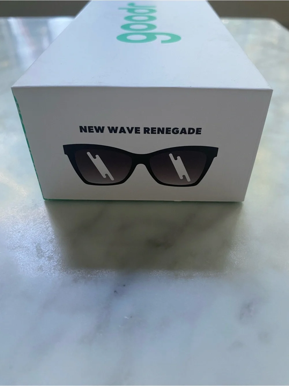 goodr Pop G New Wave Renegade Sunglasses - Black NIB